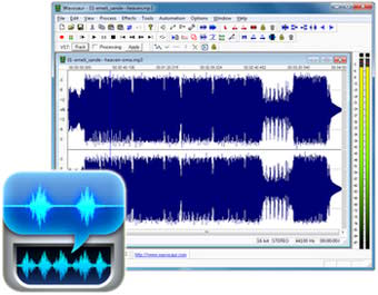 برنامه ضبط صدا Wavosaur