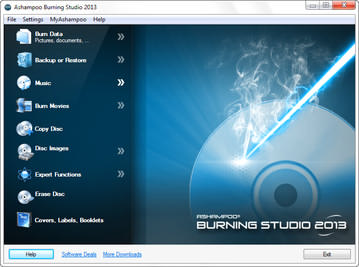  نرم افزار رایت Ashampoo Burning Studio FREE 1.12.0