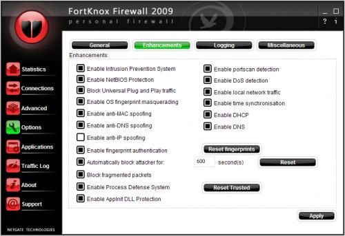 دانلود فایروال FortKnox Personal Firewall