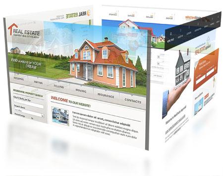 Real Estate Site Templates قالب سایت فروش املاک