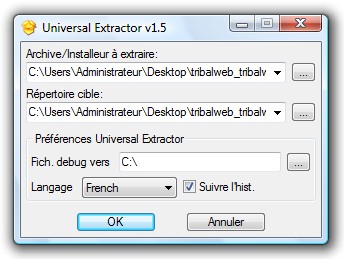 اکسترکت کردن فایلهای فشرده Universal Extractor