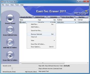 پاکسازی ردپا East-Tec Eraser