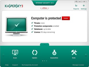 آنتی ویروس Kaspersky Internet Security 2012