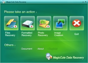 بازیابی فایلها MagicCute Data Recovery