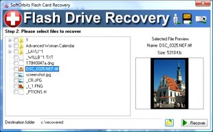 ریکاوری فایلهای پاک شده SoftOrbits Flash Drive Recovery