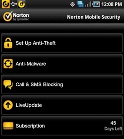 آنتی ویروس موبایل Norton Mobile Security