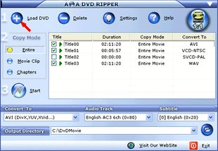 استخراج فایلها از درون دی وی دی AoAMedia AoA DVD Ripper