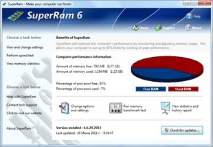 افزایش سرعت رایانه SuperRam
