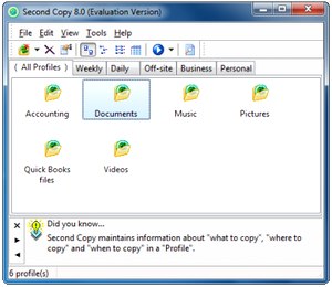 بکاپ پشتیبان گرفتن فایلها اطلاعات Second Copy