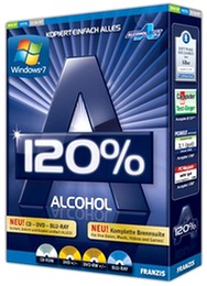 Alcohol 120 رایت کپی سی دی قفلدار