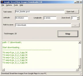 Google StreetView Images Downloader