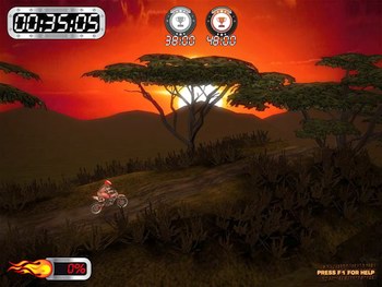 بازی کم حجم موتور سواری game Super Motocross Africa