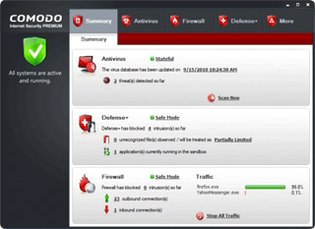بسته امنیتی رایگان Comodo Internet Security