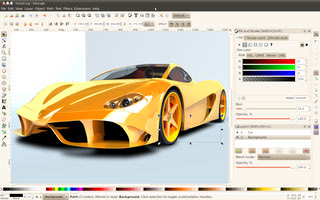 طراحی برداری Inkscape وکتور