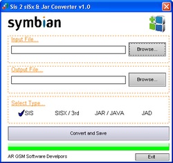 تبدیل سیمبیان سیمبین به جاوا Sis 2 SiSx Jar Converter