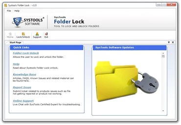 قفل کردن پوشه ها SysTools Folder Key