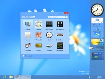 گجت های کاربردی ویندوز 8 WIN 8 GadgetPack
