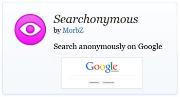 جستجوی گوگل به‌صورت ناشناس پلاگین Searchonymous