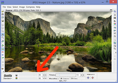 آموزش کم کردن حجم عکسها JPEG Imager